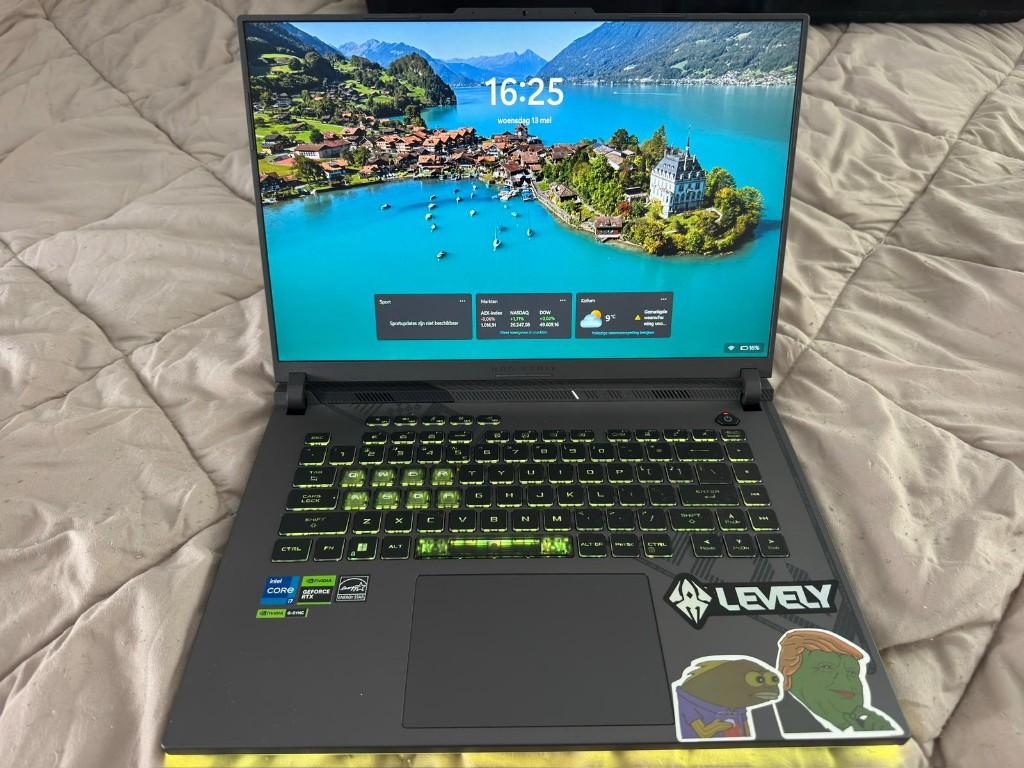 ASUS ROG Strix G16 Gaming Laptop, Computers en Software, Windows Laptops, Zo goed als nieuw, 16 inch, SSD, 4 Ghz of meer, 16 GB