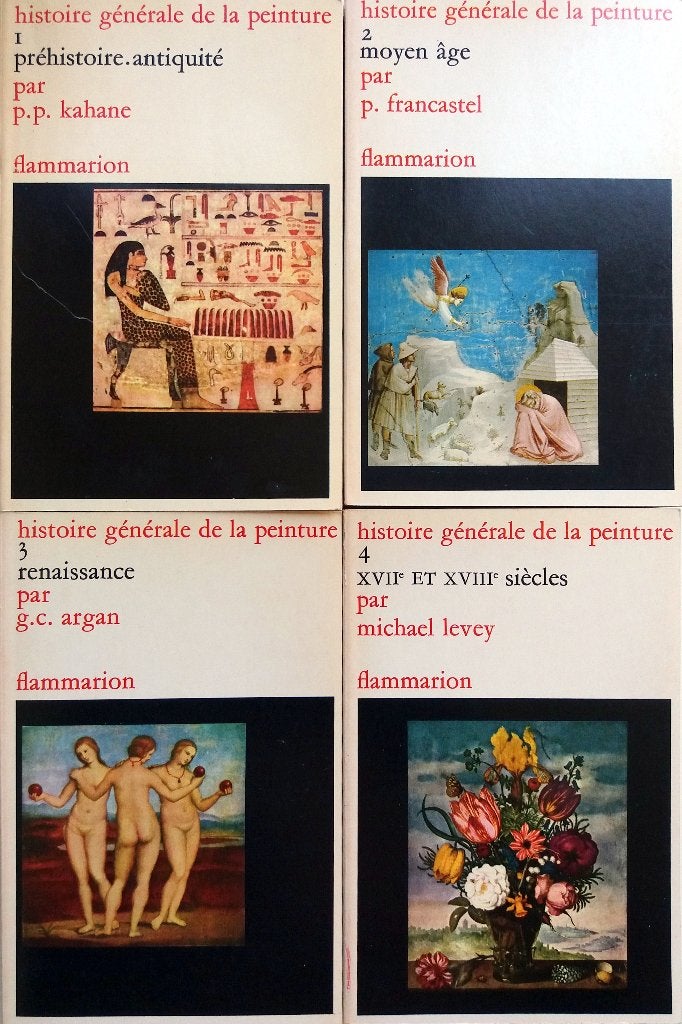 Flammarion - Histoire générale de la peinture (deel 1 t/m 4), Ophalen of Verzenden, Gelezen, Non-fictie