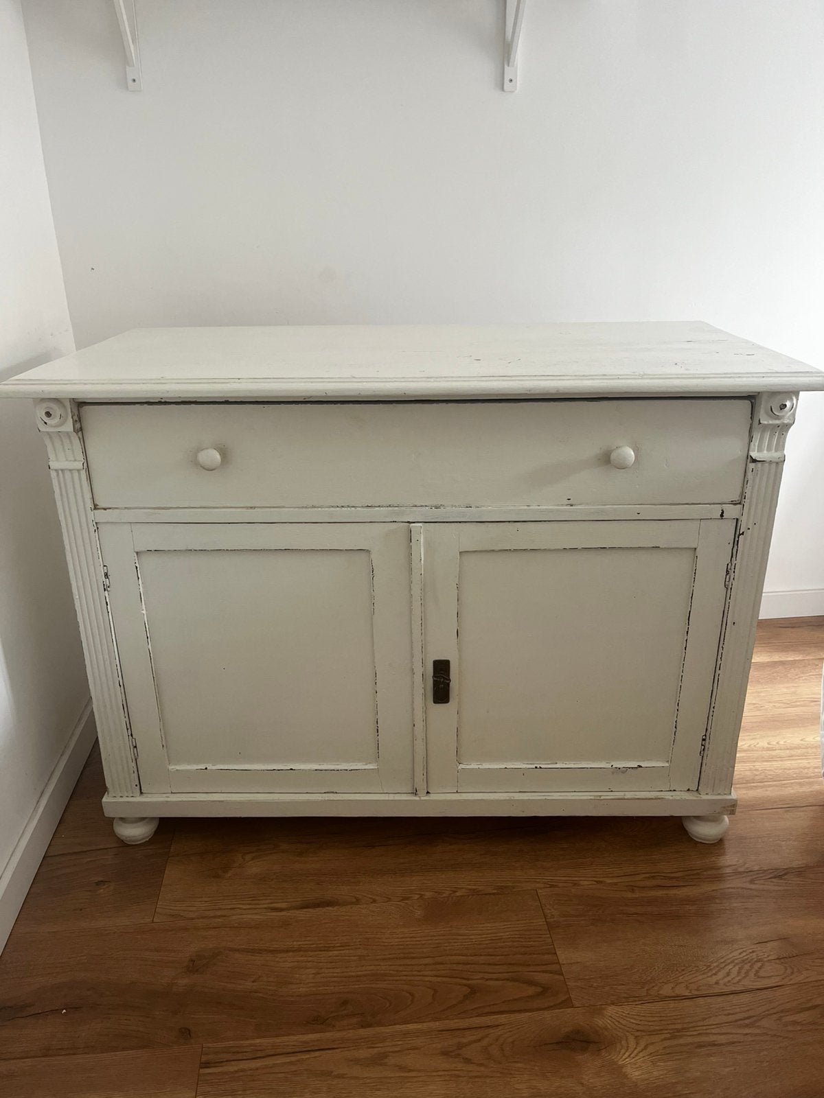 Vintage eiken houten commode kast, Ophalen