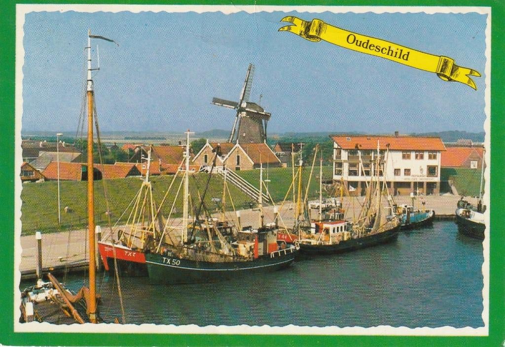 Ansichtkaart Oudeschild, Verzamelen, Ansichtkaarten | Nederland, Ophalen of Verzenden, 1980 tot heden, Gelopen, Waddeneilanden