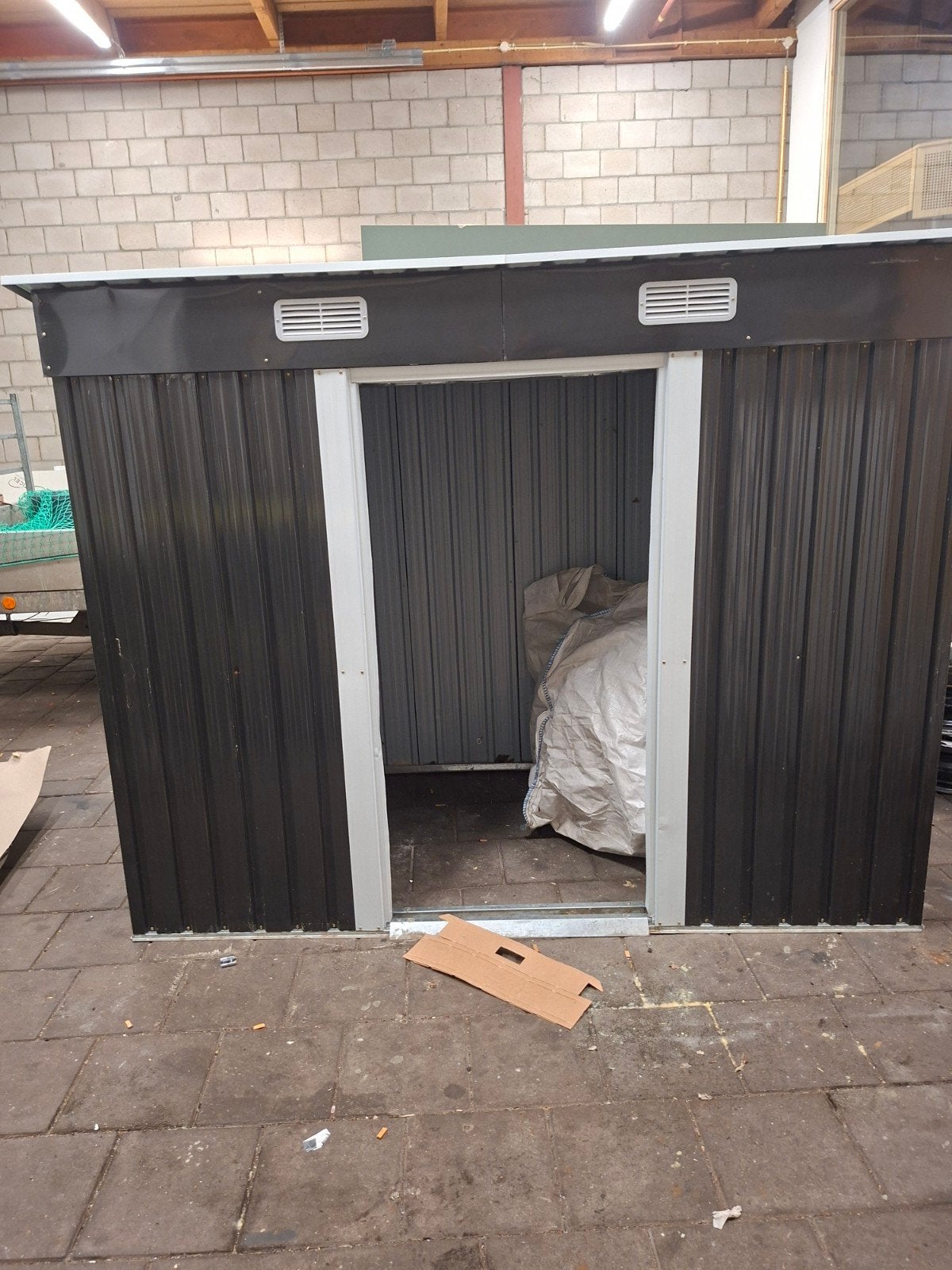 Metalen Berging/Schuur - Compact en Duurzaam, Tuin en Terras, Bergingen en Tuinkasten, Ophalen, Metaal, Overige typen