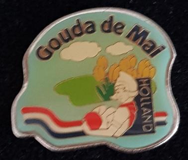 Gouda de Mai-Holland- pin, Verzamelen, Speldjes, Pins en Buttons, Verzenden, Nieuw, Merk, Speldje of Pin