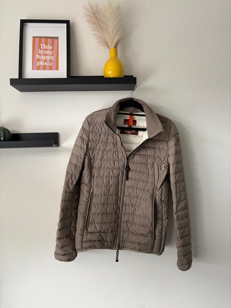 Parajumpers jas, Verzenden, Gedragen, Maat 42/44 (L), Beige