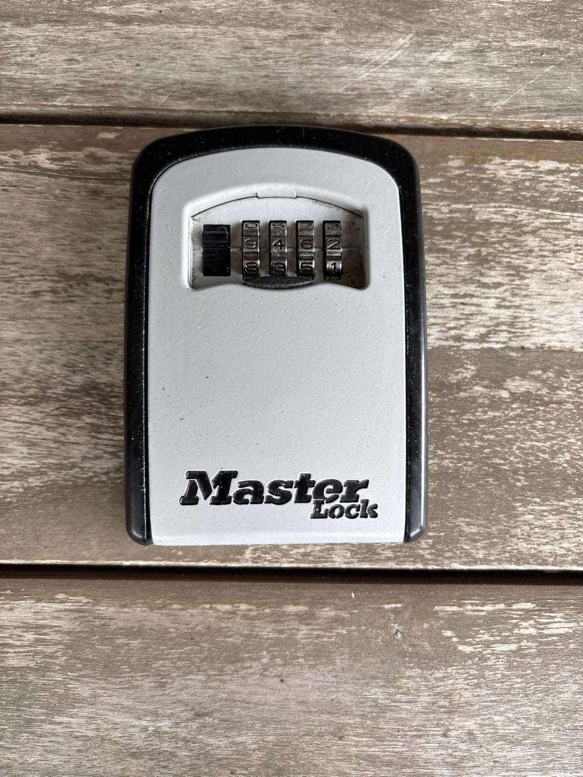Masterlock sleutelkluis met cijfercode, Ophalen of Verzenden, Gebruikt, Overige materialen, Slot
