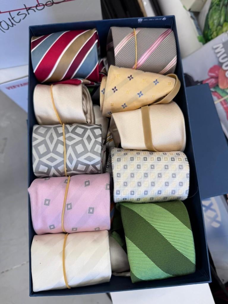 Stropdassen diverse kleuren, Ophalen of Verzenden, Zo goed als nieuw, Overige kleuren, Met patroon