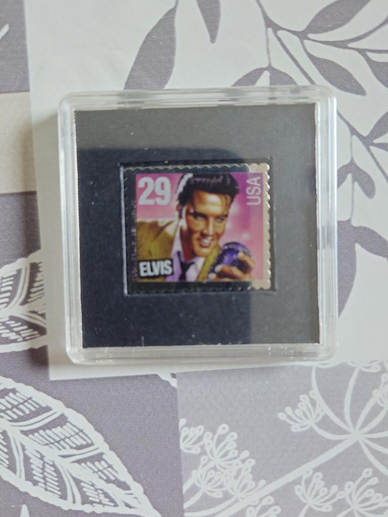 USA Elvis Presley postzegel - 29 cent.Verzilverd, Ophalen of Verzenden, Postfris, Noord-Amerika