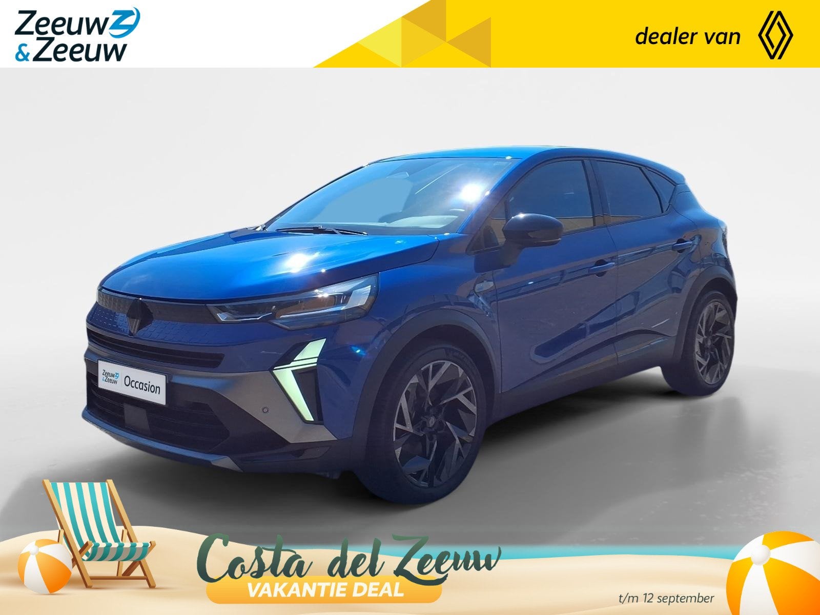 Renault Captur 1.6 hybrid 140 esprit Alpine Automaat | Navig, Gebruikt, 4 cilinders, Blauw, Bedrijf