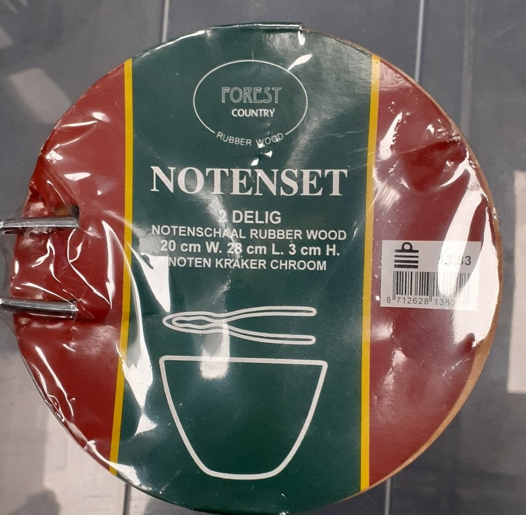 Noten schaal met Notenkraker, Ophalen of Verzenden, Nieuw