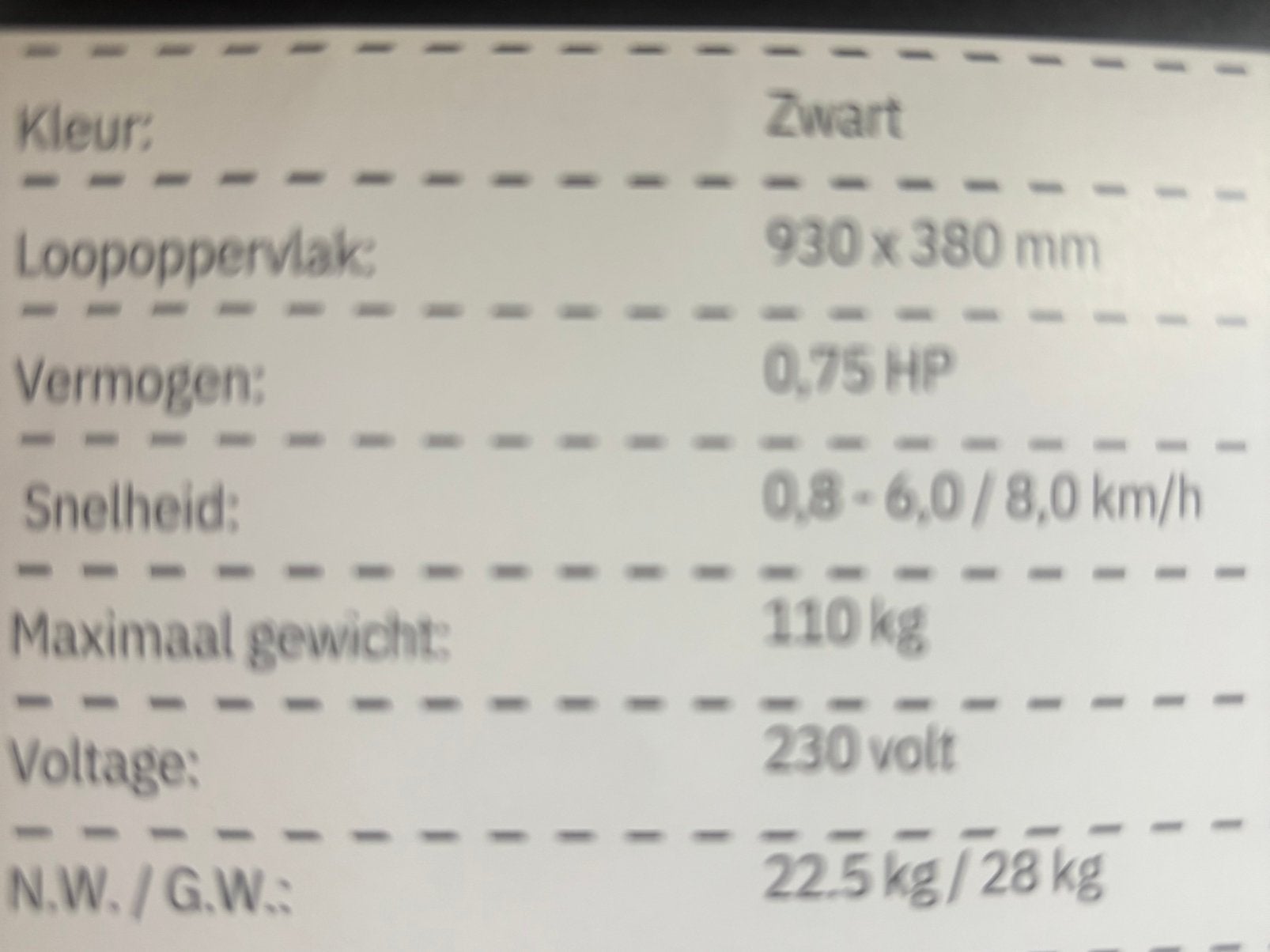 Foto 4 van Stane loopband, zwart, inklapbaar