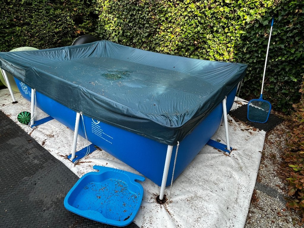 Intex Zwembad 3x2x0,75 met zoutwatersysteem, Ophalen, Zo goed als nieuw, Opzetzwembad, 200 tot 400 cm