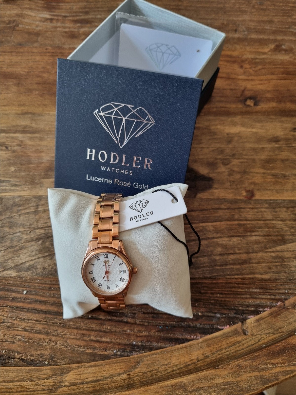 tk hodler lucerne rosè gold dames horloge, Ophalen, Nieuw, Overige merken
