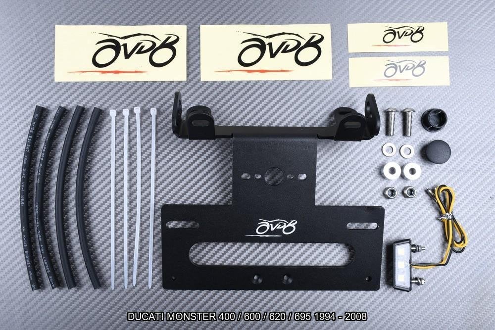 Kentekenplaathouder DUCATI MONSTER 400 600 620 695 1994 2008, Motoren, Ophalen of Verzenden, Nieuw