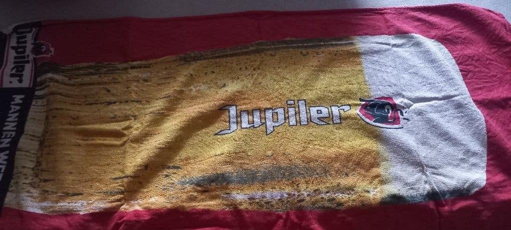 strandlaken Jupiler 70 x 150 cm, Verzamelen, Ophalen of Verzenden, Zo goed als nieuw, Overige typen, Jupiler