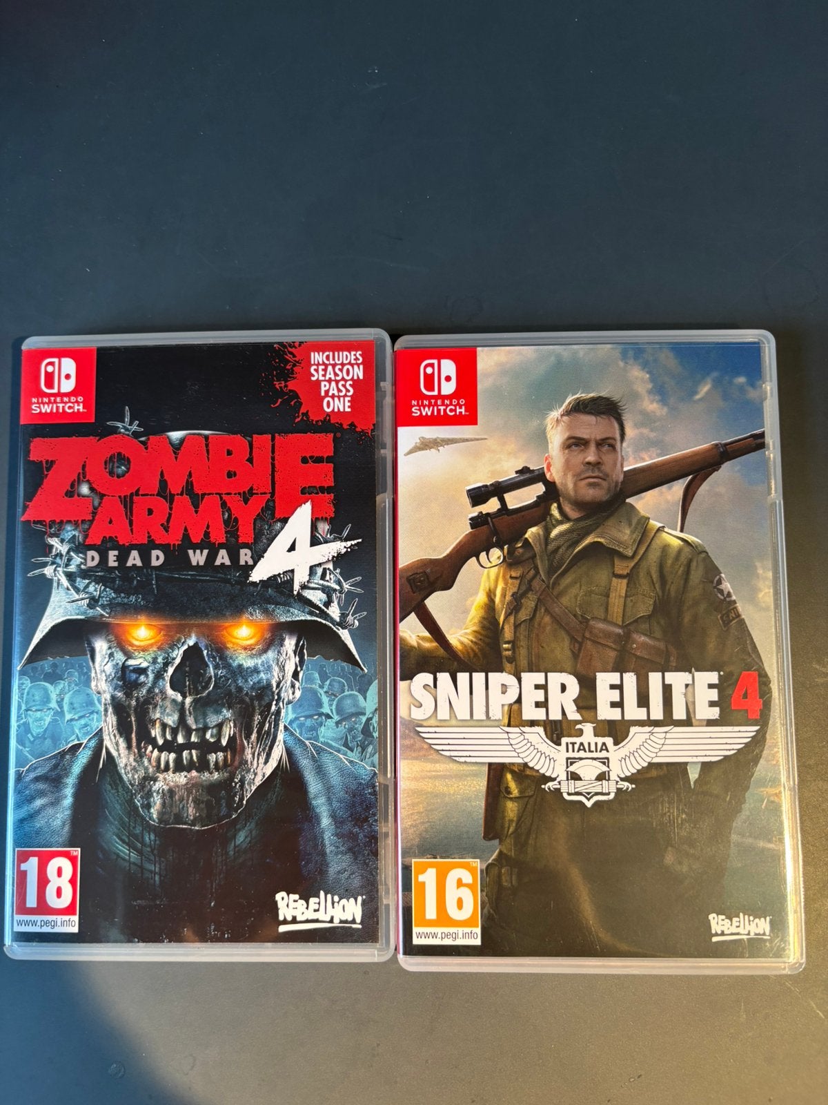Nintendo Switch Sniper Elite 4 + Zombie Army 4 – €20 p/st, Vanaf 18 jaar, Shooter, 1 speler, Ophalen of Verzenden