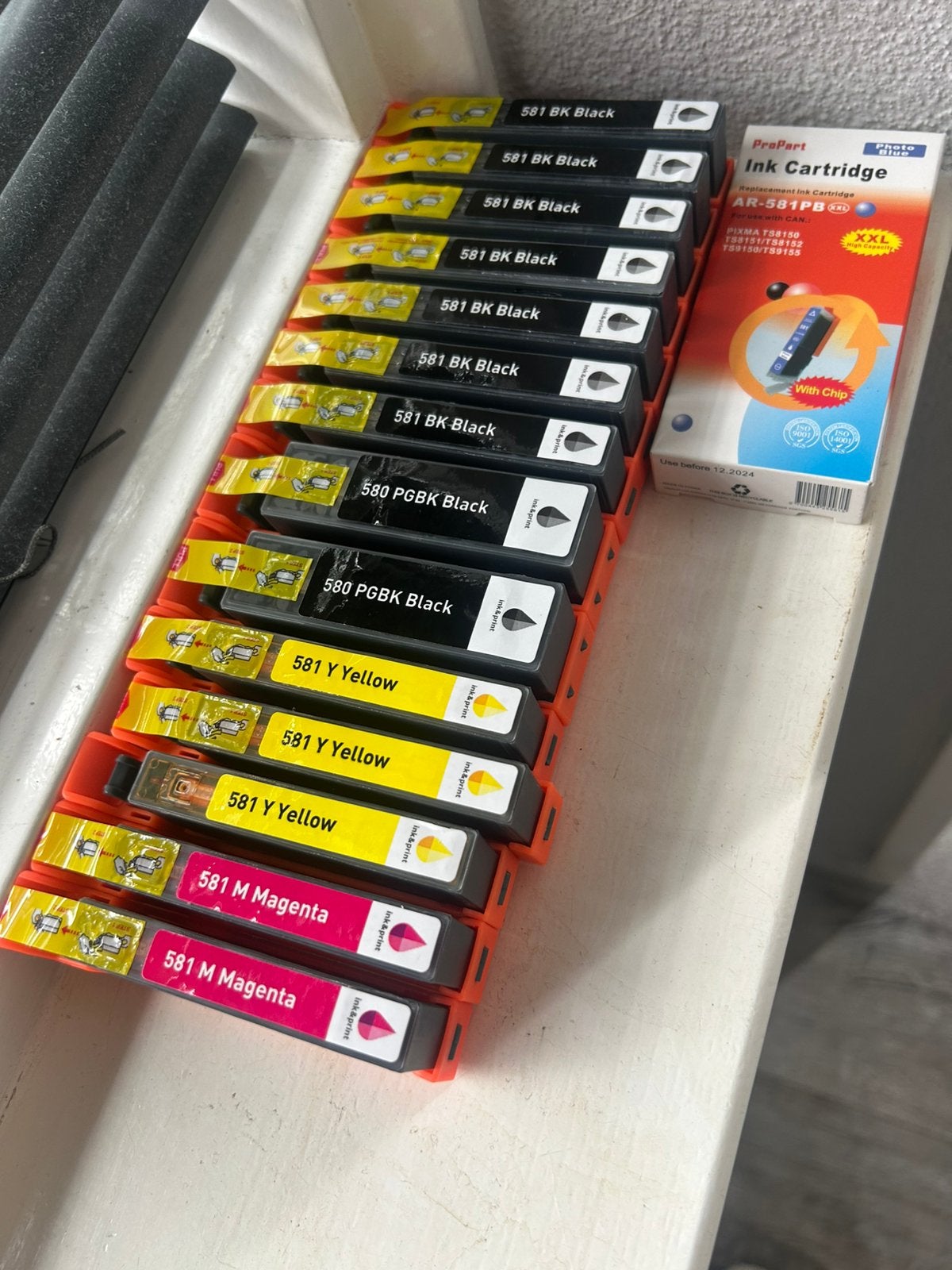 Nieuwe inktpatronen 15 stuks Canon 580 en 581, Ophalen of Verzenden, Nieuw