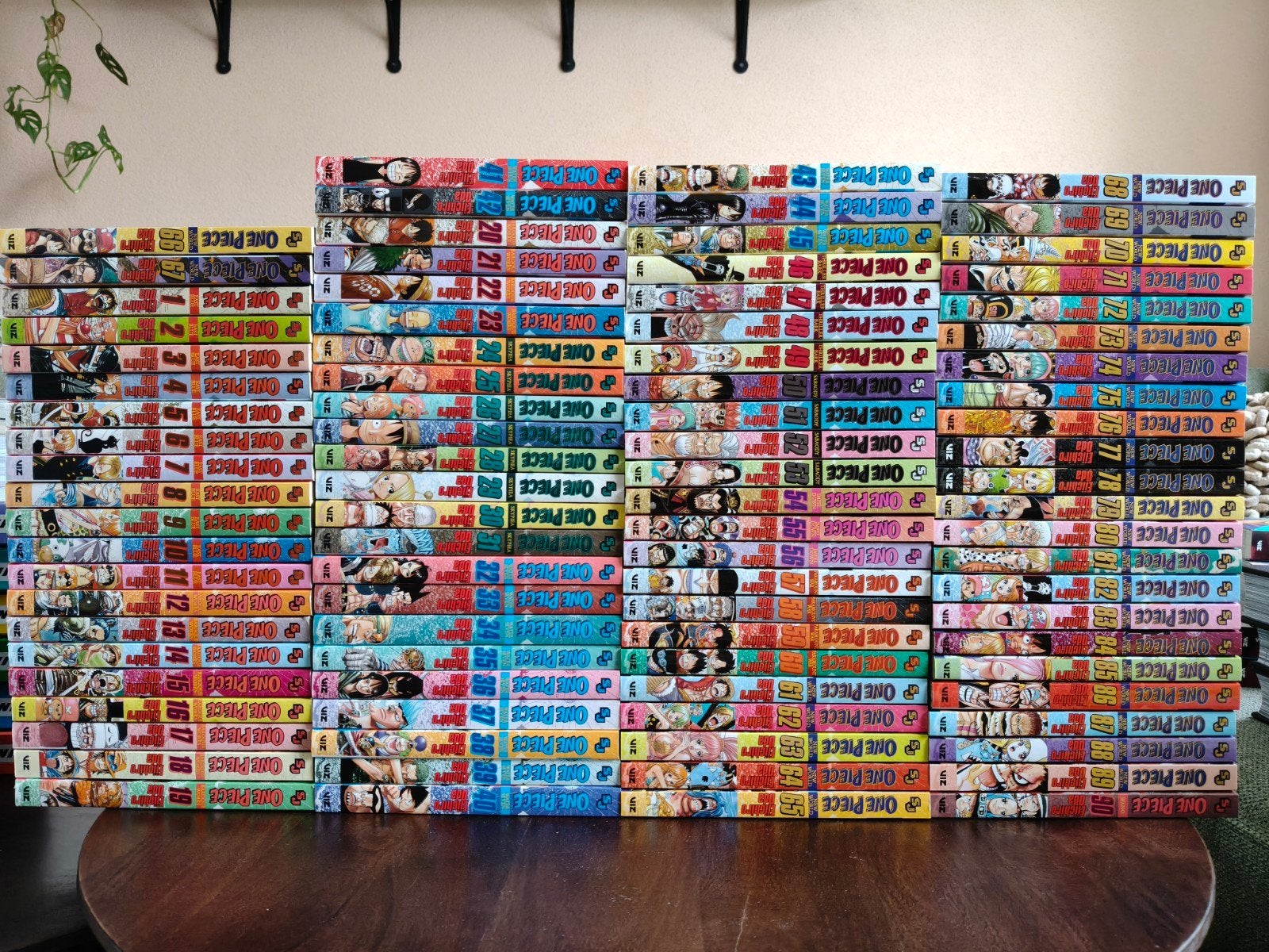 One Piece manga set vol. 1-90, Meerdere comics, Ophalen, Zo goed als nieuw, Japan (Manga)