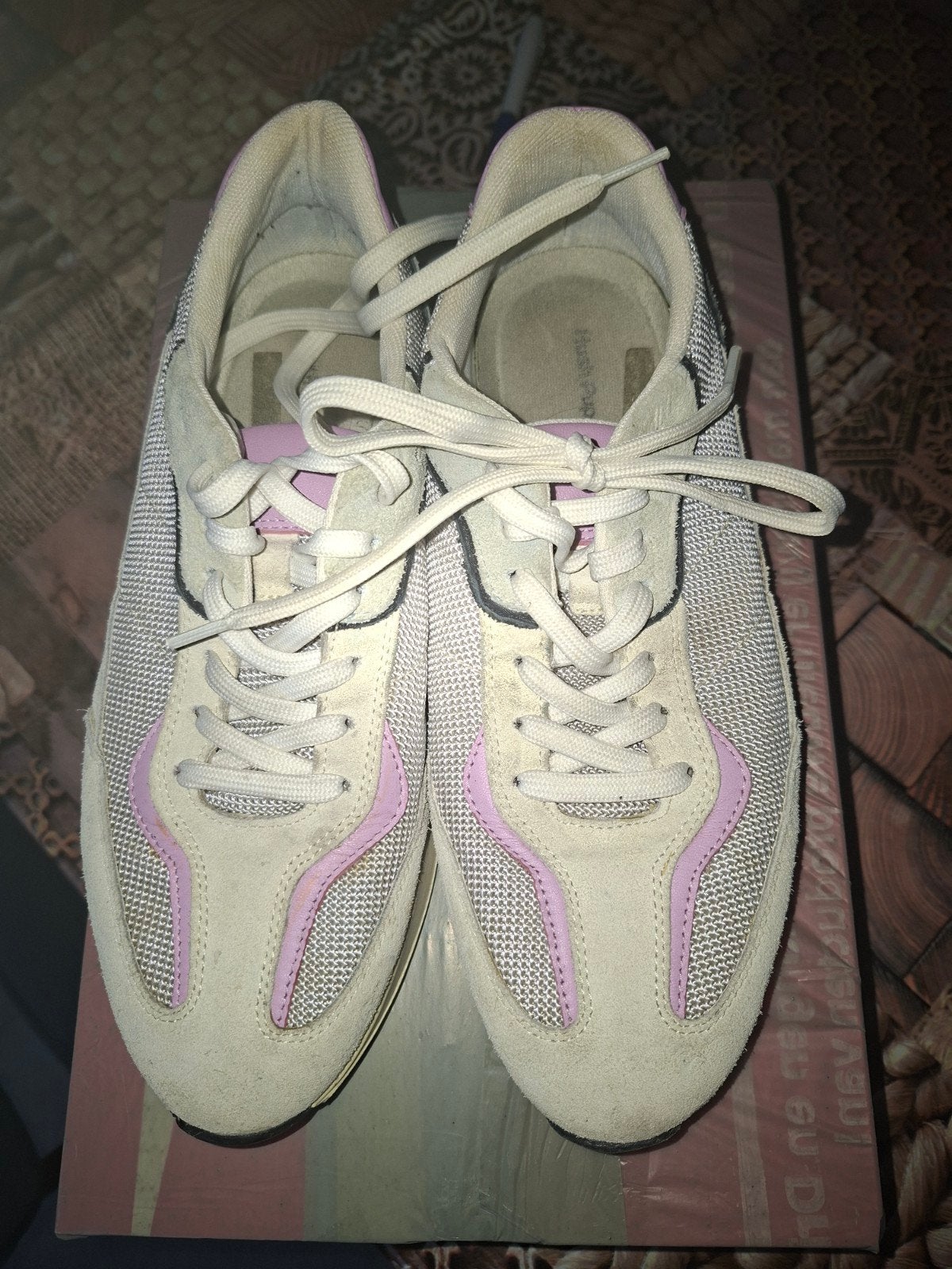 Hush Puppies Sneakers - Beige/Roze - Maat 40, Beige, Ophalen of Verzenden, Hush Puppies, Sneakers of Gympen