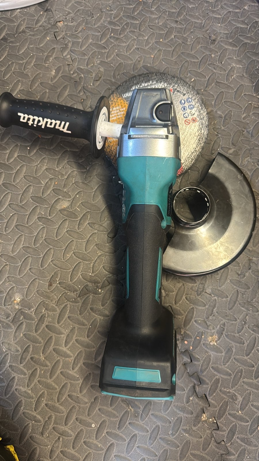 Makita GA036G Haakse Slijper 40V XGT met Accessoires, Ophalen, Zo goed als nieuw, 1000 watt of meer, Haakse handslijpmachine