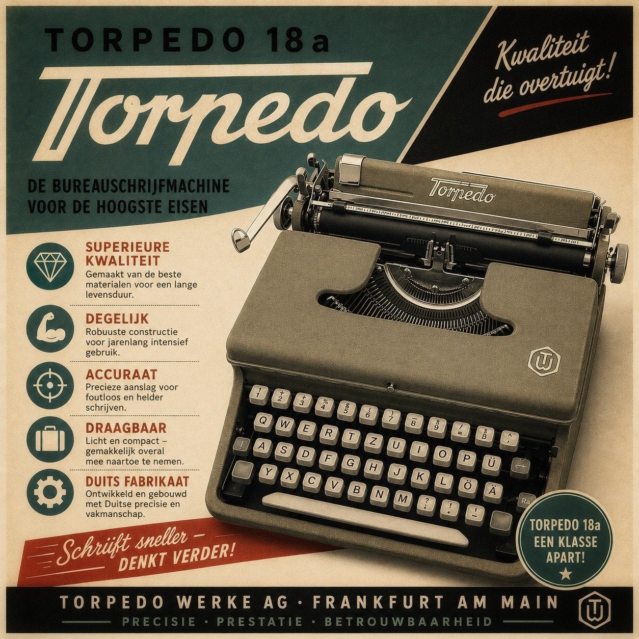 Torpedo 18a, 1953, vakkundig gereviseerd., Ophalen of Verzenden, Nieuw