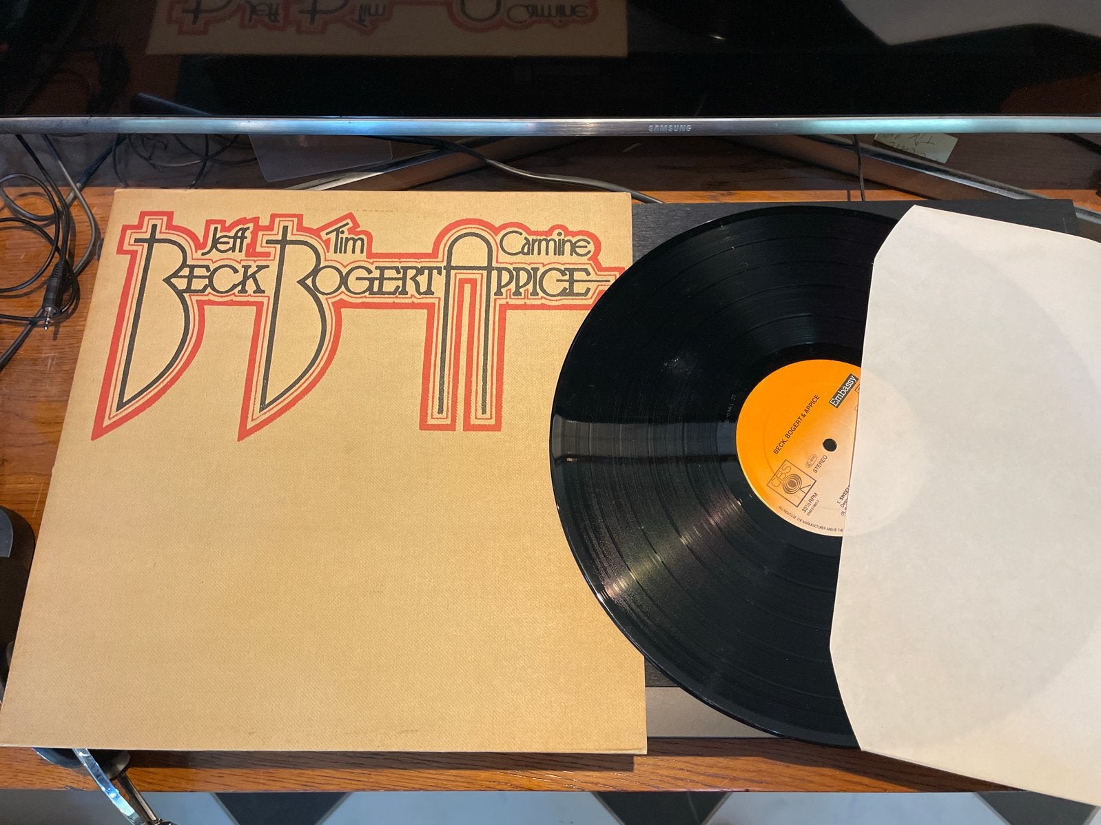 Jeff Beck, Tim Bogert, Carmine Appice - Beck, Bogert & Appic, LP, Gebruikt, Ophalen of Verzenden, Classic Rock
