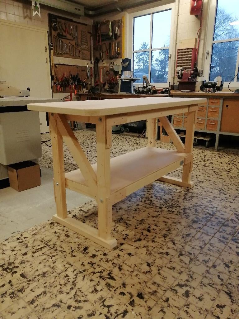 Werkbank - werktafel - inpaktafel - hobbytafel 160 x 60, Ophalen of Verzenden, Nieuw, 120 tot 170 cm