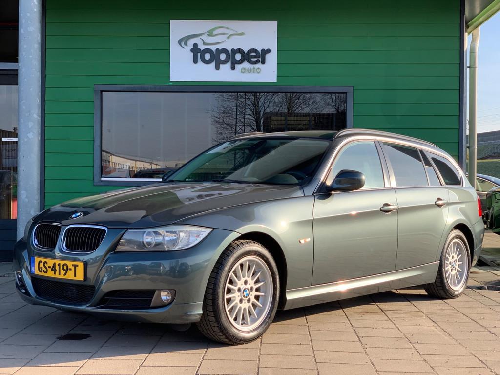BMW 3-serie Touring 318d Luxury Line | Navi | Cruise Control, Auto's, BMW, 4 cilinders, 1465 kg, Leder, 3-Serie