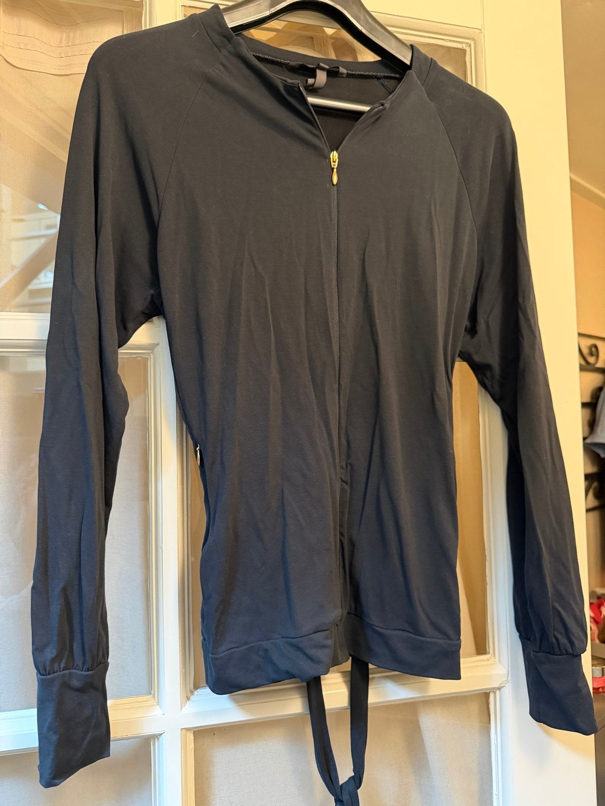 Rituals sportief vestje donkerblauw met gouden ritsen, Ophalen of Verzenden, Zo goed als nieuw, Maat 36 (S), Blauw