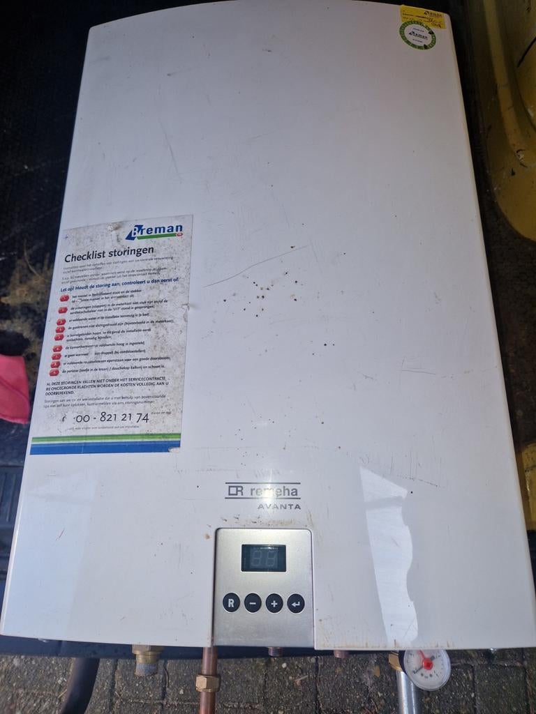 Remeha avanta combi ketel, Doe-het-zelf en Verbouw, Verwarming en Radiatoren, Cv-ketel of Combi-ketel, 30 tot 80 cm, Minder dan 60 cm