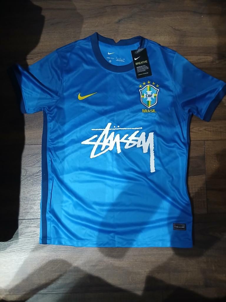 Nike Stussy Brazil Voetbalshirt Maat S, Ophalen of Verzenden