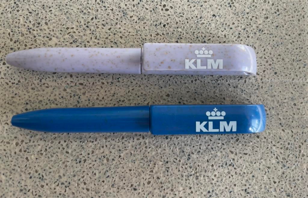 KLM pennen pen, Verzamelen, Ophalen of Verzenden, Zo goed als nieuw