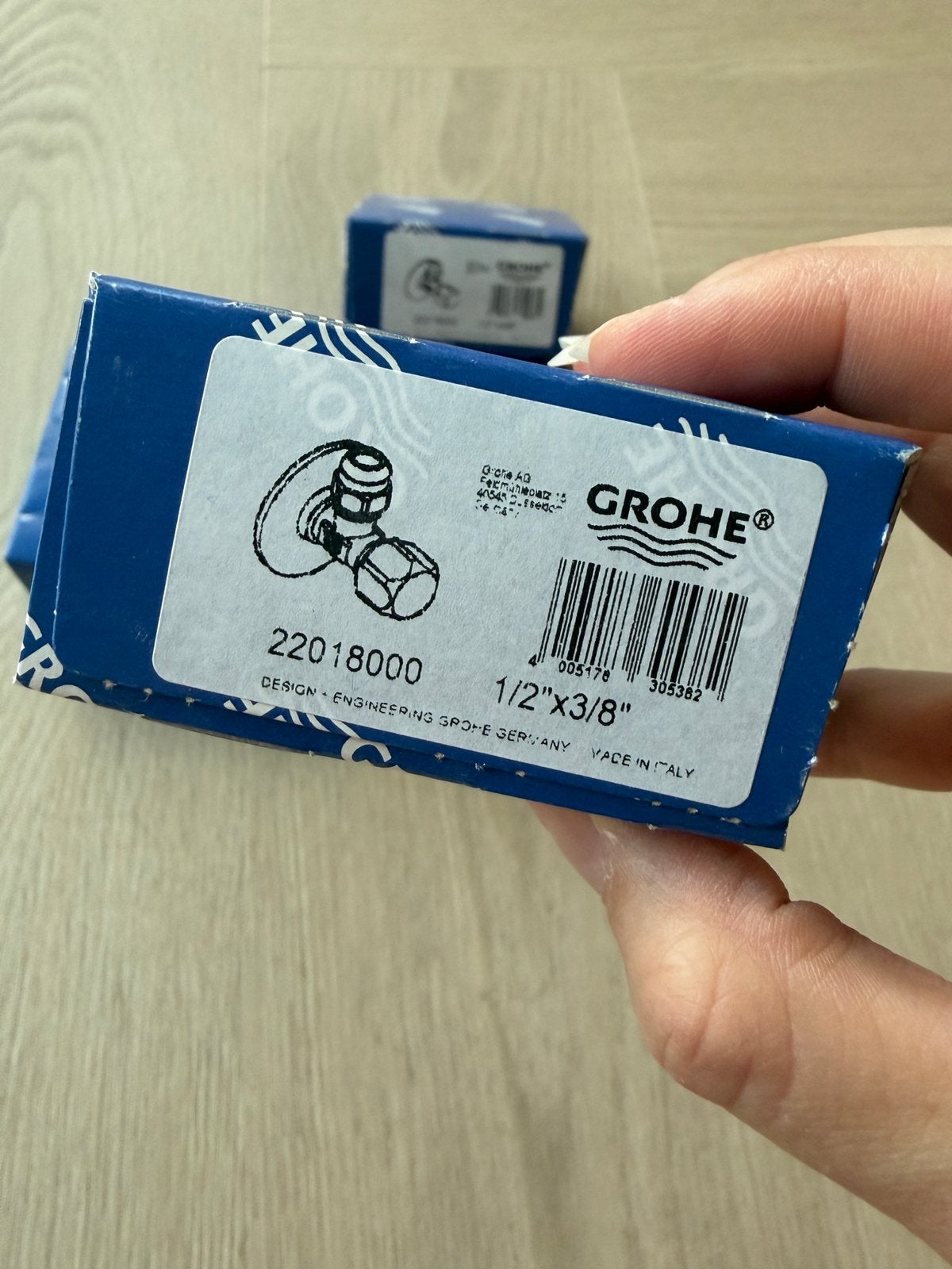 4 stuks Grohe Hoekstopkraan 1/2 x 3/8″, Ophalen of Verzenden, Douche