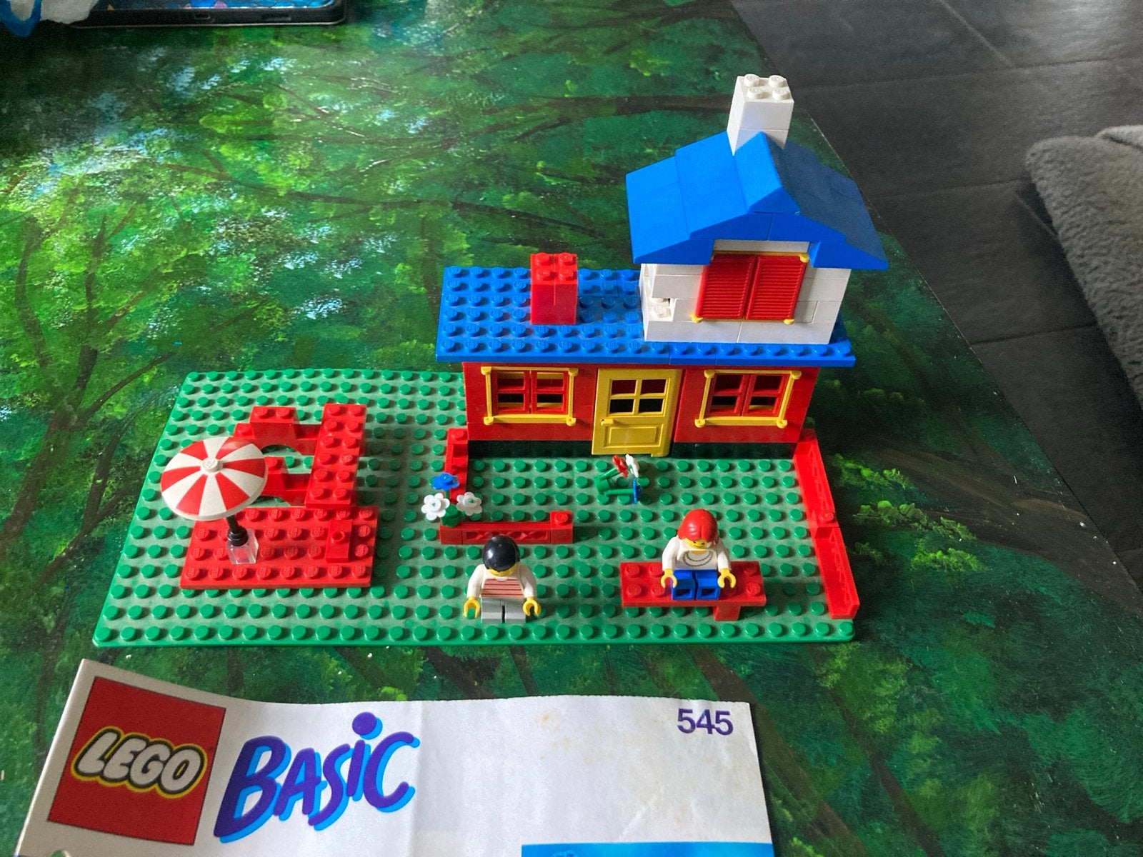 Lego Basic 545 - Huis met tuin (niet compleet), Ophalen, Inclusief minifiguren, Gebruikt, Overige thema's