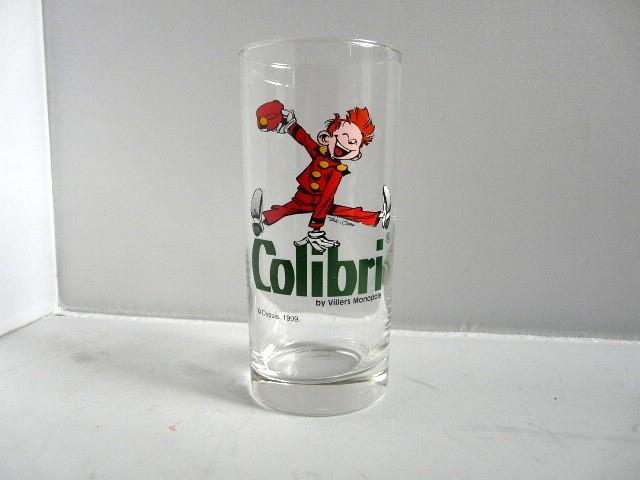 Robbedoes #1999 glas - Franquin, Verzamelen, Ophalen of Verzenden, Guust of Robbedoes, Zo goed als nieuw, Gebruiksvoorwerp