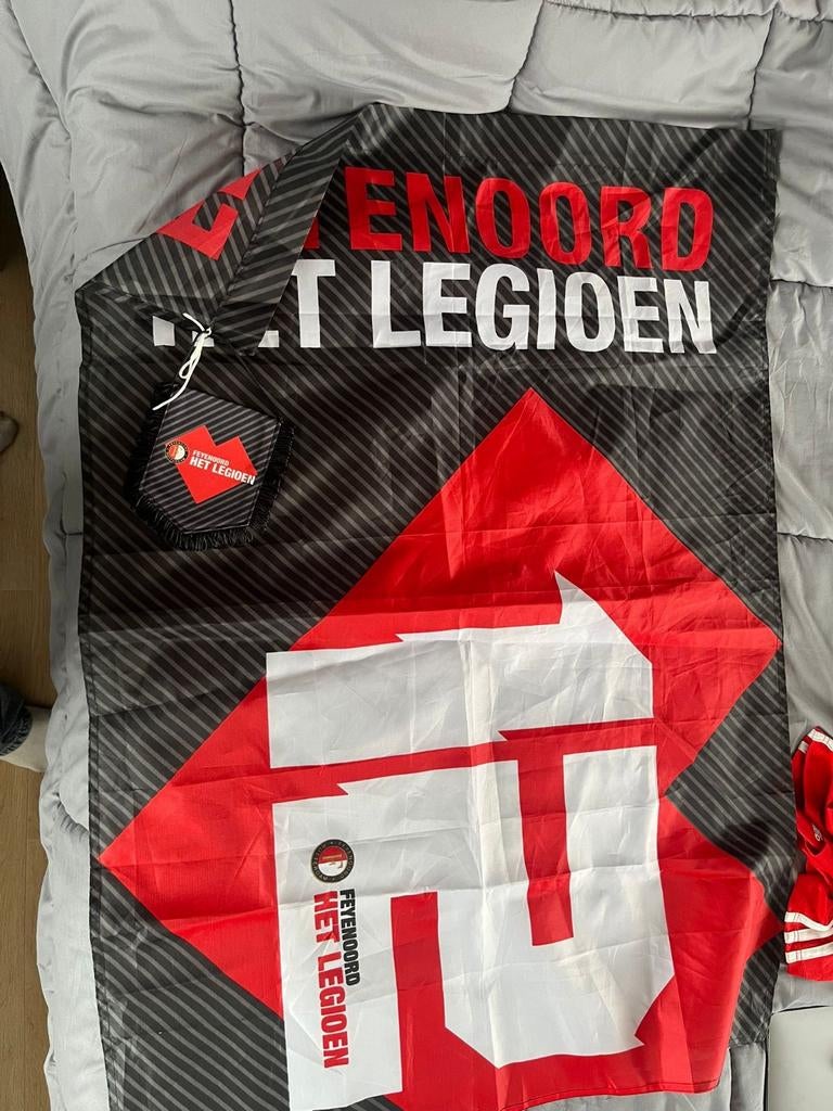 Feyenoord vlag en vaantje - Het Legioen, Ophalen of Verzenden, Zo goed als nieuw, Clubaccessoires