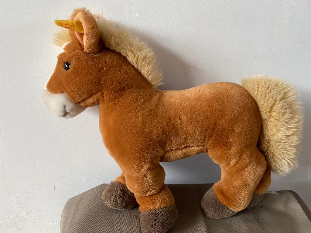 Steiff paard Ferdi, 072642, Ophalen of Verzenden, Zo goed als nieuw, Stoffen beer, Steiff