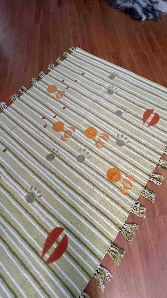 Vloerkleed groen 170/100 cm, Gebruikt, 100 tot 150 cm, Etten-Leur, DJT@dejuistetoon.eu