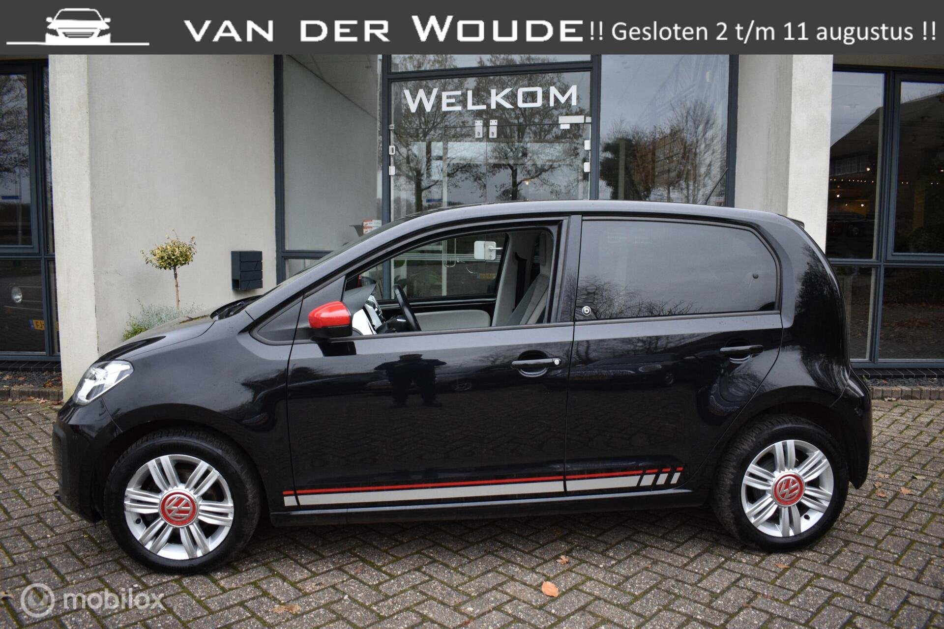 Volkswagen Up! 1.0 BMT up! beats 5DRS, 2019|Airco|Cruise!, Auto's, Voorwielaandrijving, Stof, Zwart, Origineel Nederlands