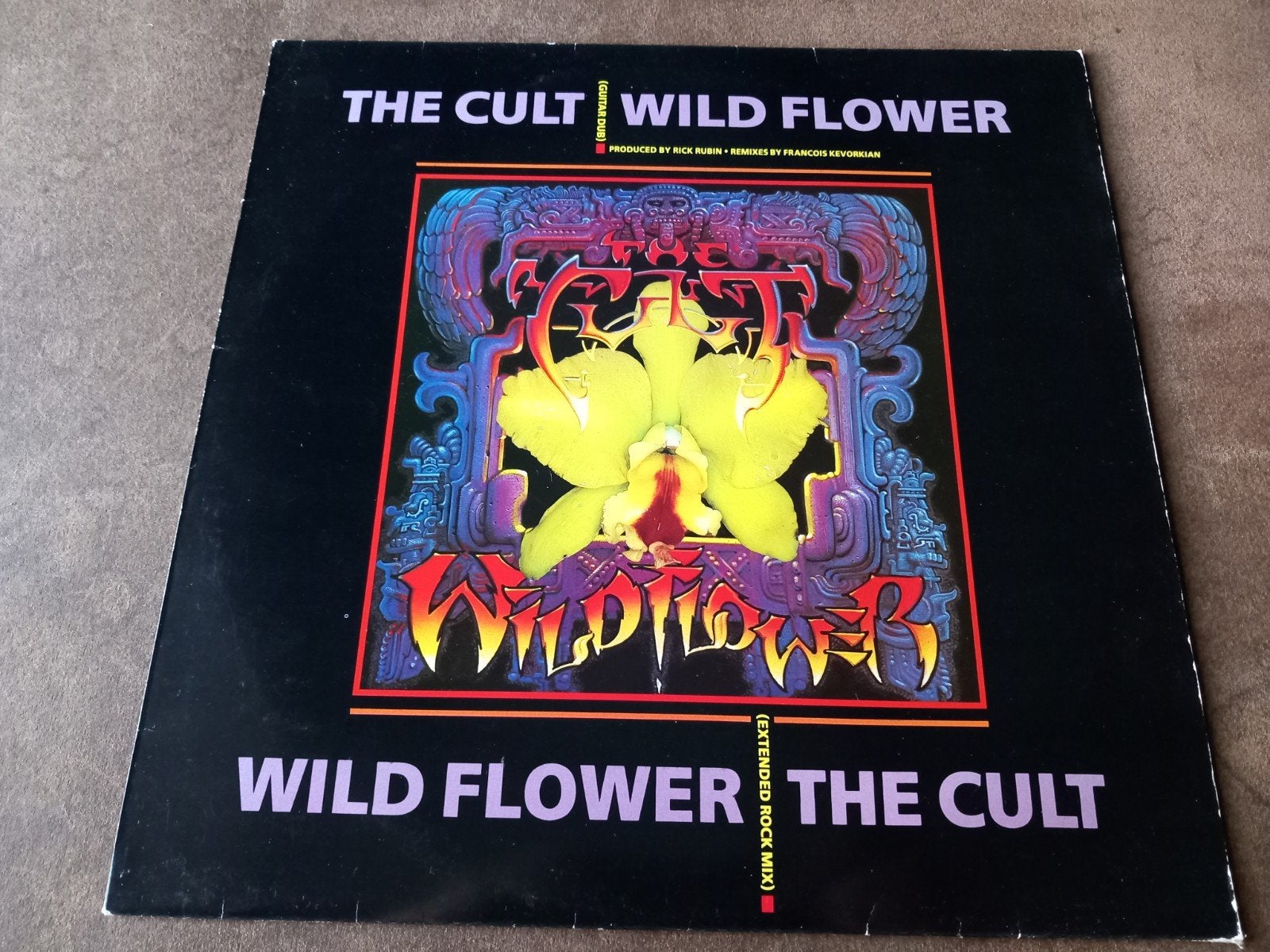 The Cult - Wild Flower (Extended Rock Mix) Vinyl Single, Cd's en Dvd's, Vinyl | Rock, Gebruikt, Ophalen of Verzenden, EP, EP