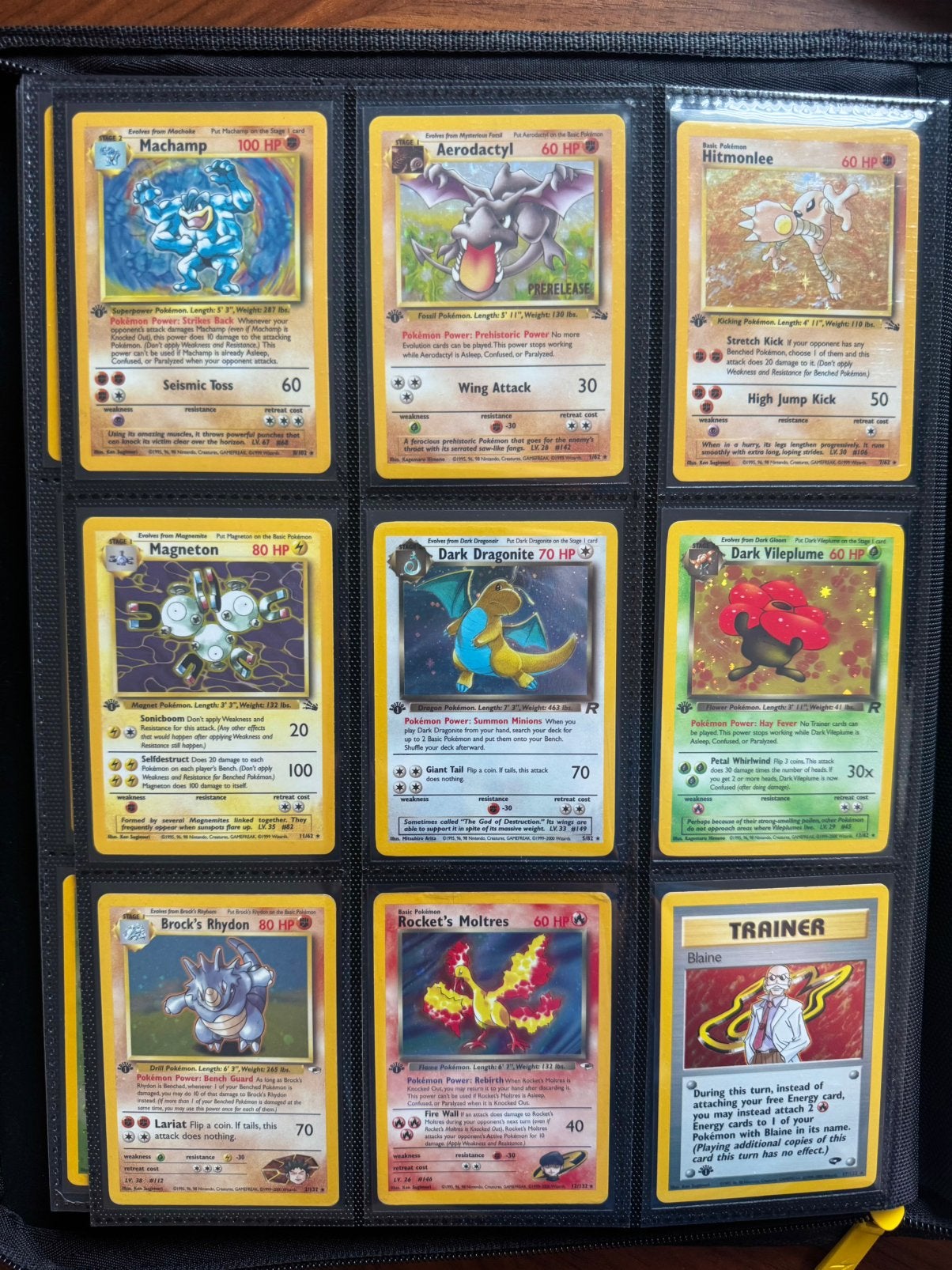 Pokemon 1st edition holo WOTC verzameling, Hobby en Vrije tijd, Ophalen of Verzenden, Zo goed als nieuw, Meerdere kaarten