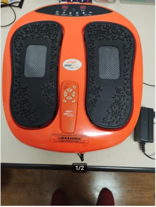T.k.voetmassage apparaat van het merk vibrolegs, Sport en Fitness, Massageproducten, Ophalen of Verzenden, Zo goed als nieuw, Apparaat