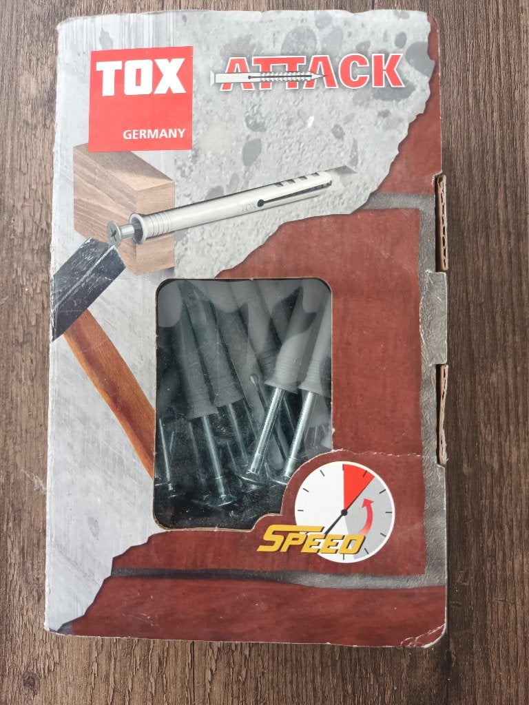 32 TOX Attack slagpluggen diameter 8 /100mm, Doe-het-zelf en Verbouw, Ophalen of Verzenden, Nieuw, Overige typen