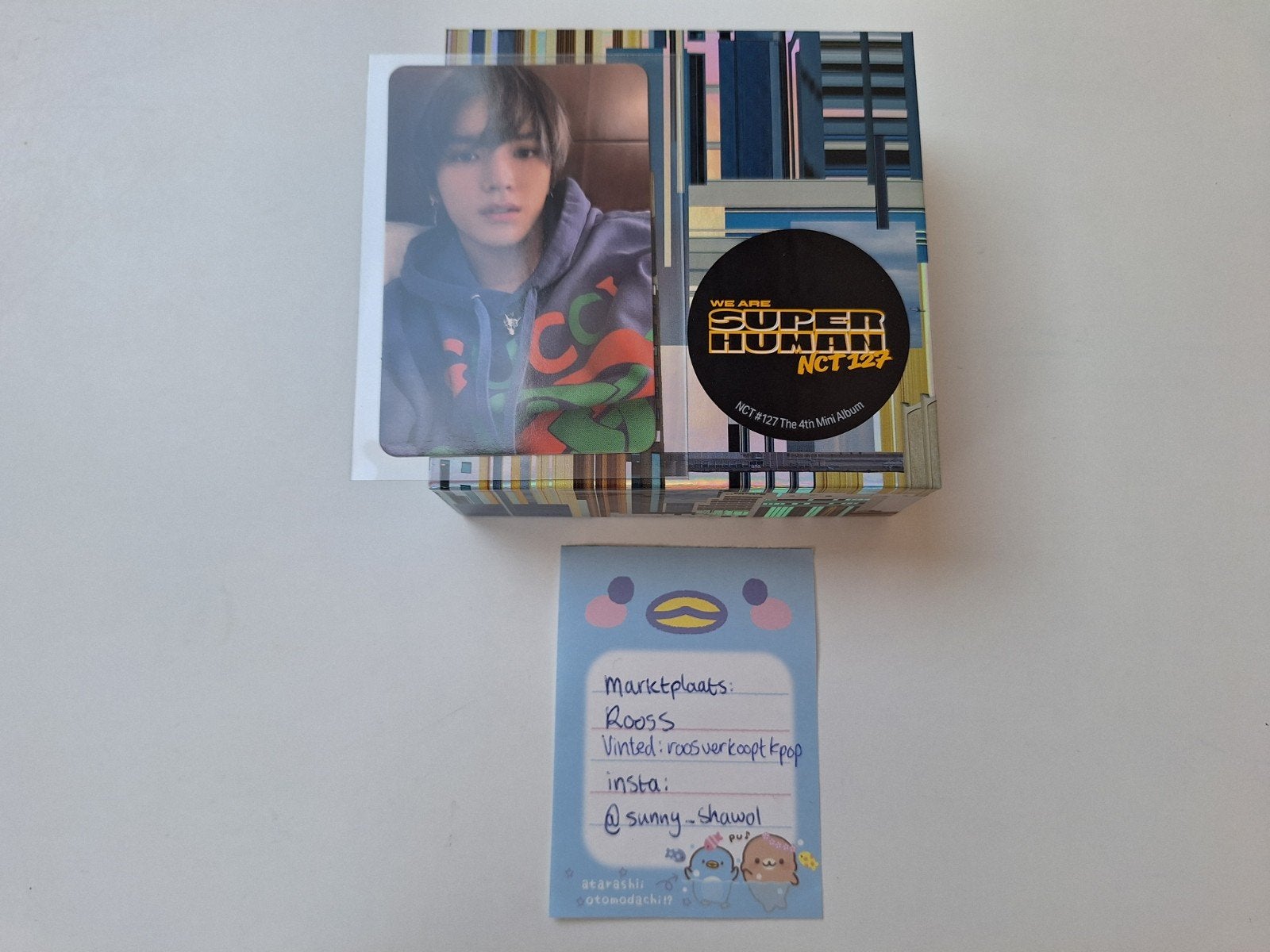 NCT127 Superhuman kit/kihno Taeyong pc (kpop), Ophalen of Verzenden, Zo goed als nieuw