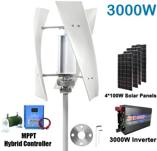 Windturbine – Windgenerator – Windmolen – Duurzame Energie, Corvance B.V., Verzenden, Nieuw, Corvancebol@gmail.com