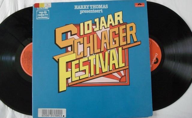 Harry Thomas presenteert 10 jaar Schlagerfestival, Cd's en Dvd's, Vinyl | Overige Vinyl, Gatefold hoes, Ophalen of Verzenden, Gebruikt