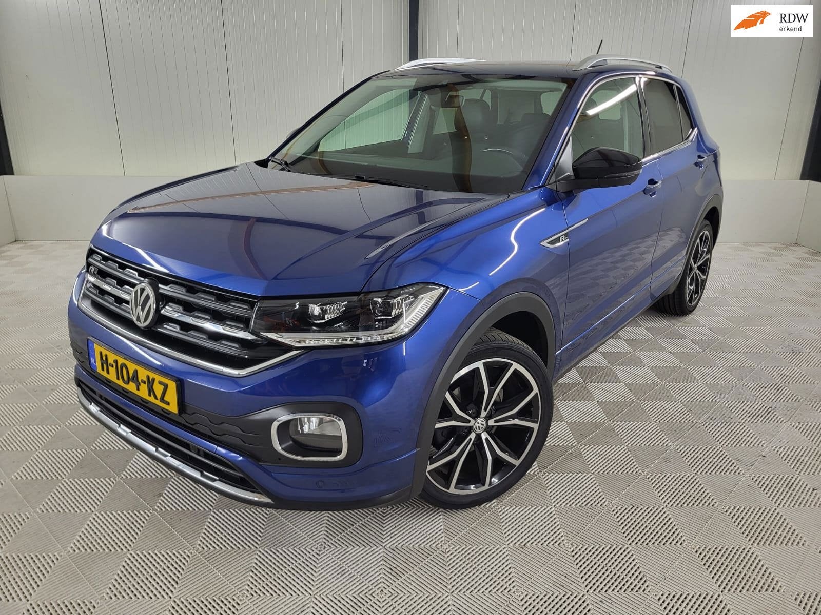Volkswagen T-Cross 1.0 TSI Style, R-Line Automaat, Camera, S, Auto's, Dealer onderhouden, T-Cross, Gebruikt, Blauw