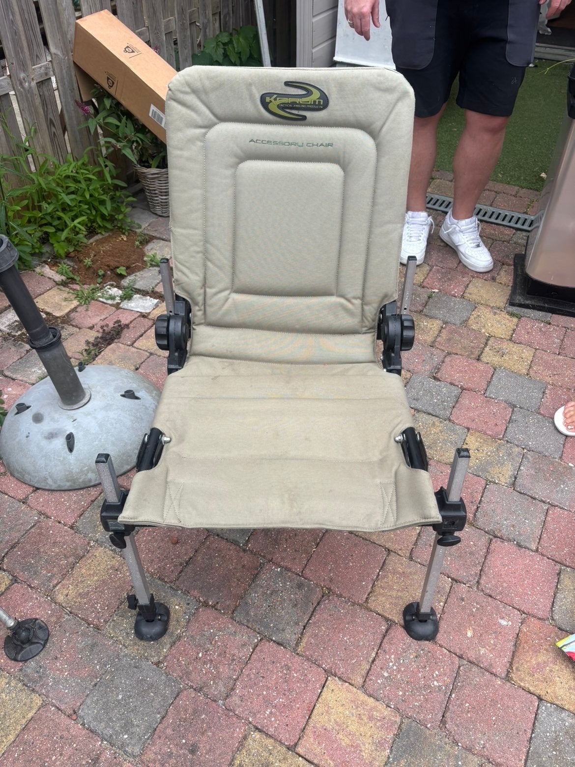 Korum Accessory Chair - Comfortabele visstoel, Ophalen, Zo goed als nieuw