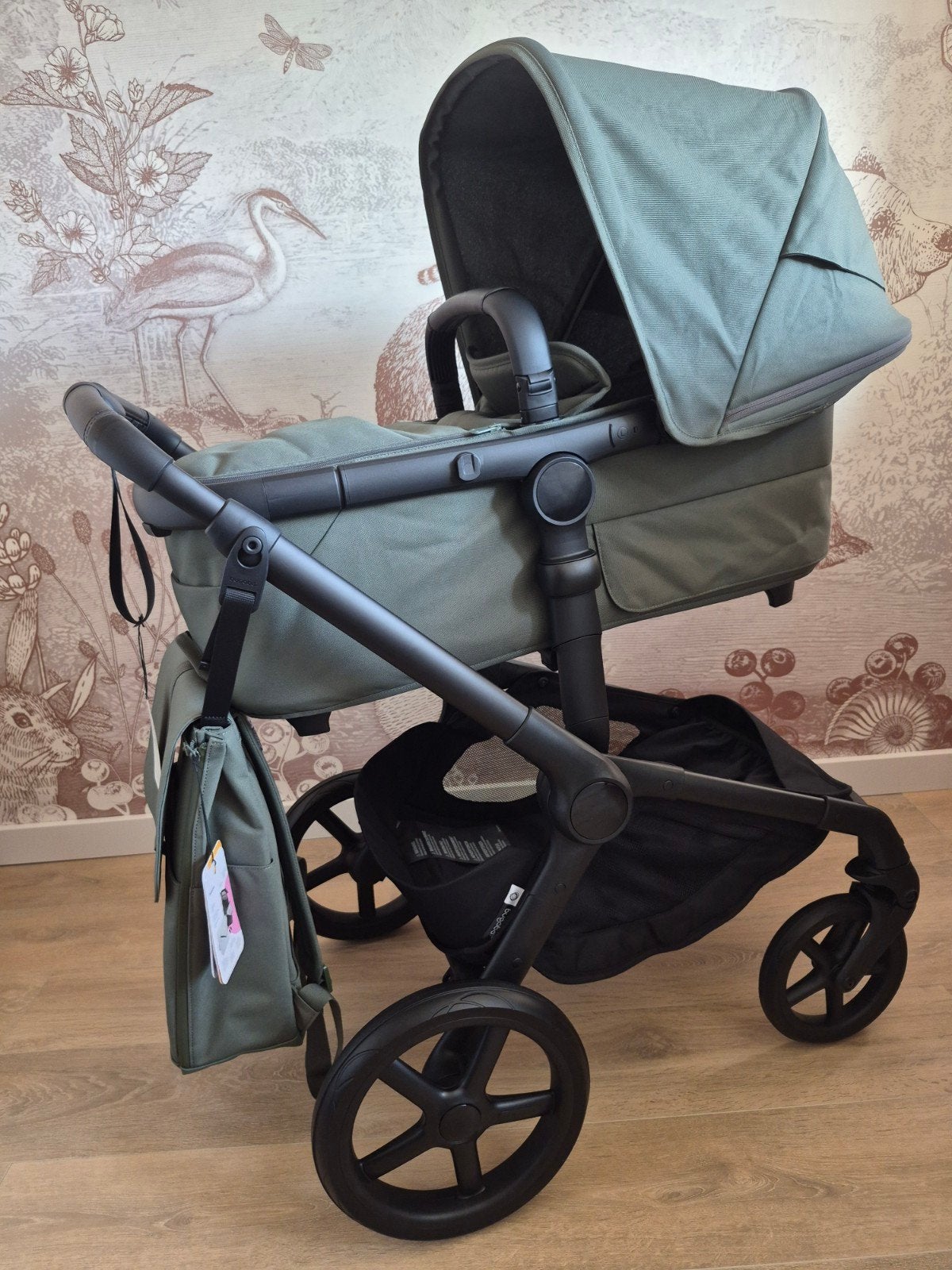Bugaboo Fox 5 Renew forest green - nieuw incl. toebehoren, Ophalen, Nieuw, Bugaboo, Met reiswieg