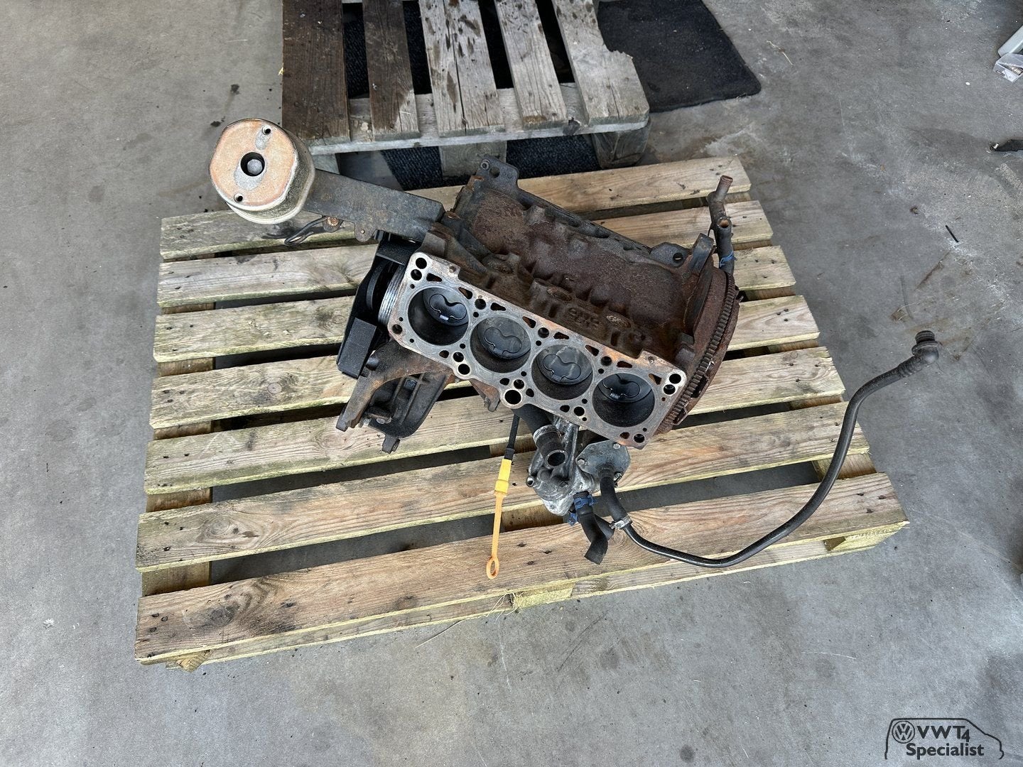 Volkswagen Transporter VW T4 motor 1.9D / 1.9TD VOOR ONDERDE, -, Gebruikt, -, -