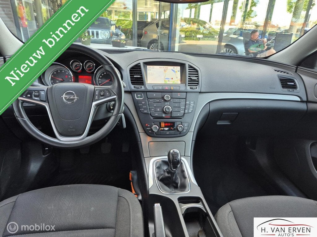 Opel Insignia 1.4 Turbo NAVI PDC 18" CRUISE NAP!, Voorwielaandrijving, Euro 5, 730 kg, 1250 kg