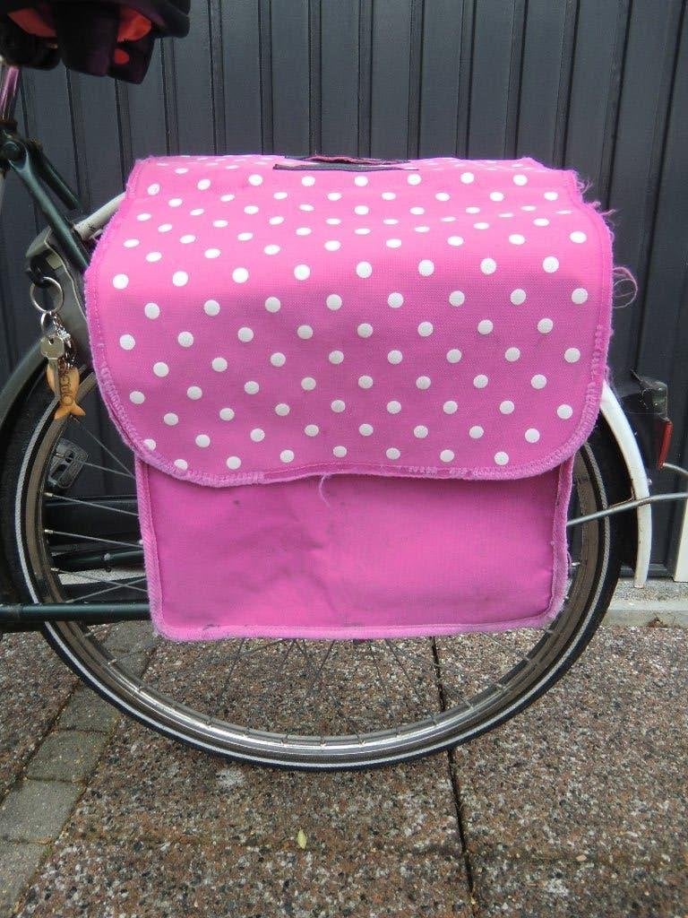 Diverse gebruikte dubbele en enkele fietstassen, Ophalen, Gebruikt
